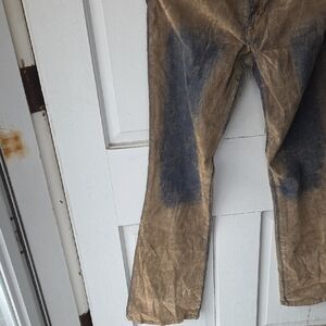 Brown and Black Distressed Pants Bongo Size 11 Vintage Y2k